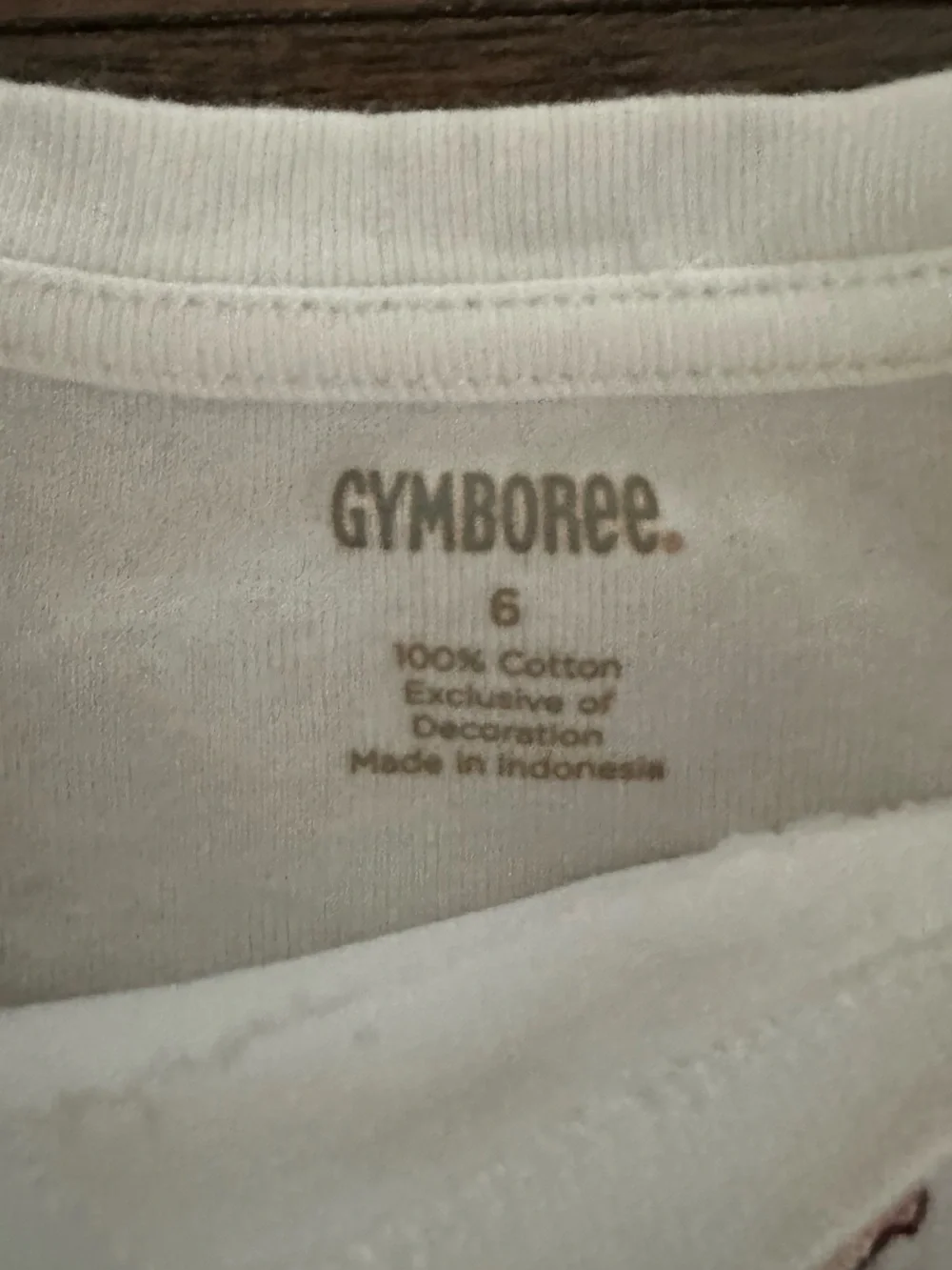 Gymboree White Girls' Long-Sleeve Tee with Fashion Girl Graphic